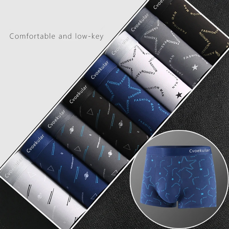 Cvoekuar Man Boxer 8 Pack Calzoncillos Hombre Underpants Sous Vetement Wholesale Lots Majtki Meskie Panties Shorts Underwear