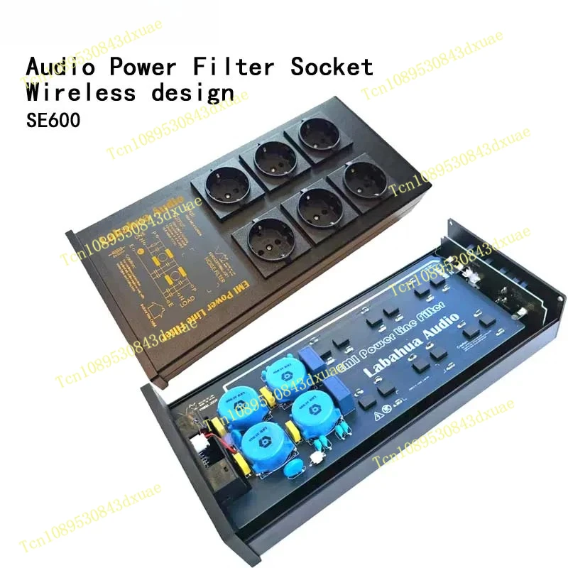 HIFI Audio Power Filter Socket Lightning Protection and Anti-interference Noise Reduction Wireless Design