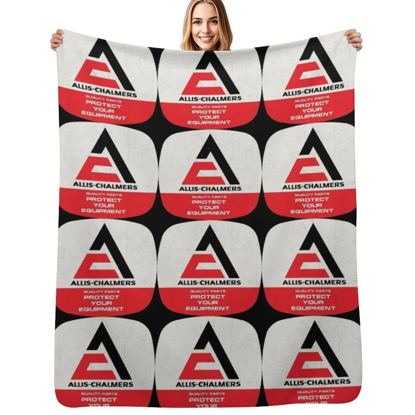 Allis Chalmers Quality Tractor Parts Manta suave y cálida, regalo para hombres, mujeres y adultos