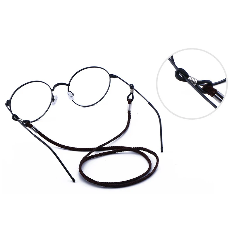 12pcs/lot Adjustable Black Color Neck Cord Strap String Landyard Holder For Eyeglass Glasses Sunglasses