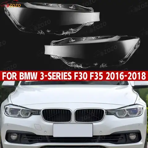 BMW 3 시리즈 F35 F30 2016 2017 2018 316 320 328Li 335 자동차 헤드 라이트 커버 캡 헤드 램프 그늘 헤드 램프 헤드 라이트 램프 커버