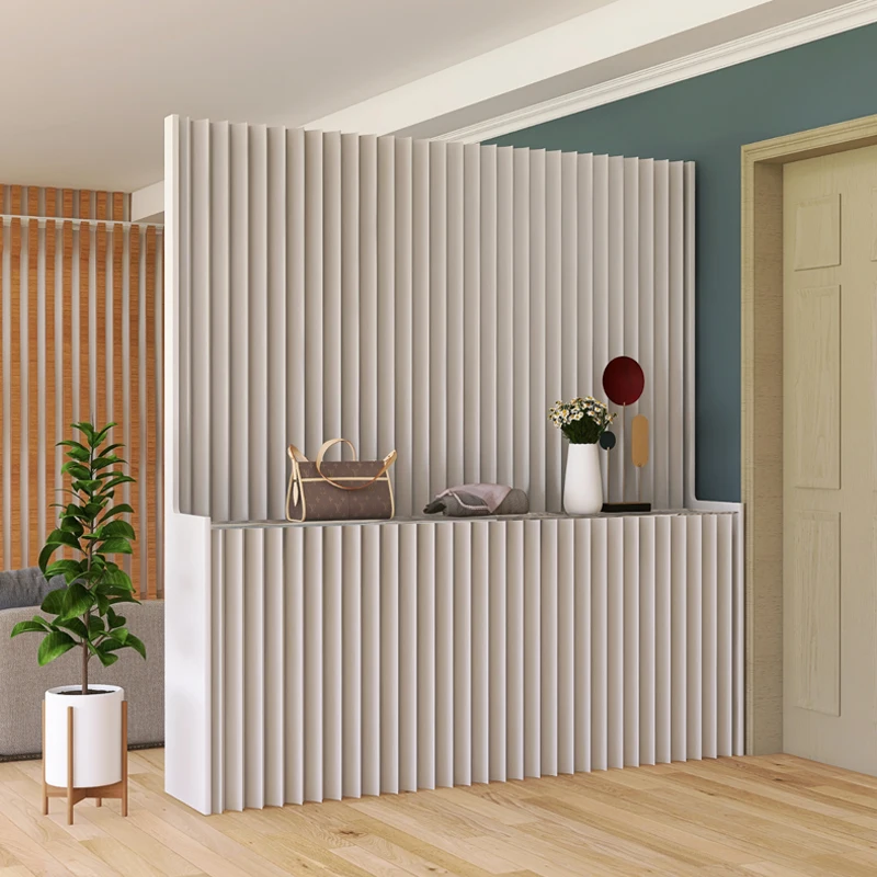 Customizable Home Decoration White Folding Organ Paper Wall Panel Removable Screens & Room Dividers For Indoor Office