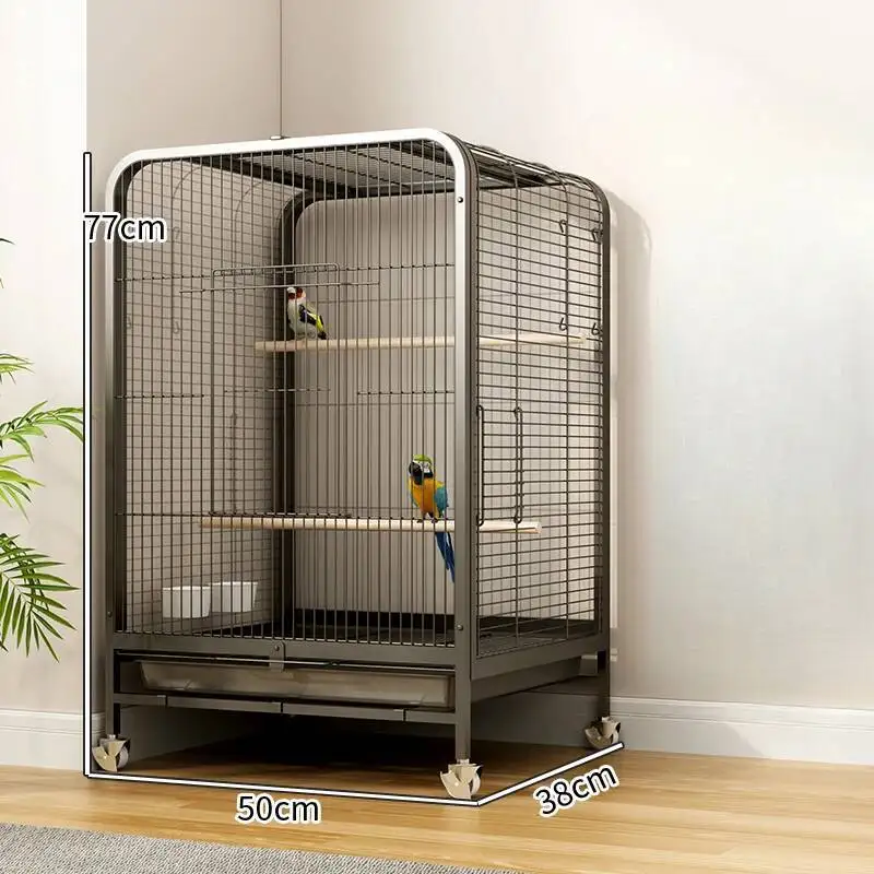 

Carrier Nest House Parrot Bird Cage Rabbit Habitat Toys Home Bird Cage Budgie Courtyard Jaula Decorativa Pet Products RR50BC