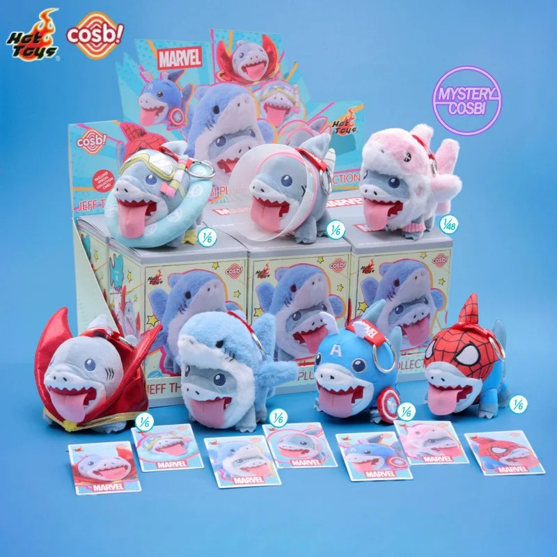

Коллекционная плюшевая подвеска-брелок Hot Toys Cosbi Genuine Marvel Blind Box: Джексон Лэндшарк, милые аниме-фигурки, подарок на день рождения для фанатов