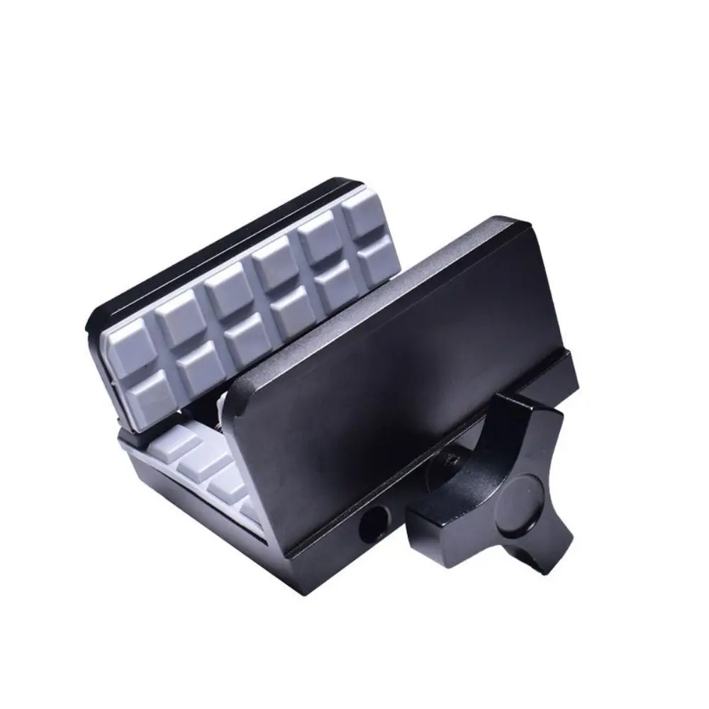Durable Aluminum Alloy Outdoor Telescopic Clamp Shock Absorption Telescopic Adjustment Universal Clamp Bracket Firm Clamp