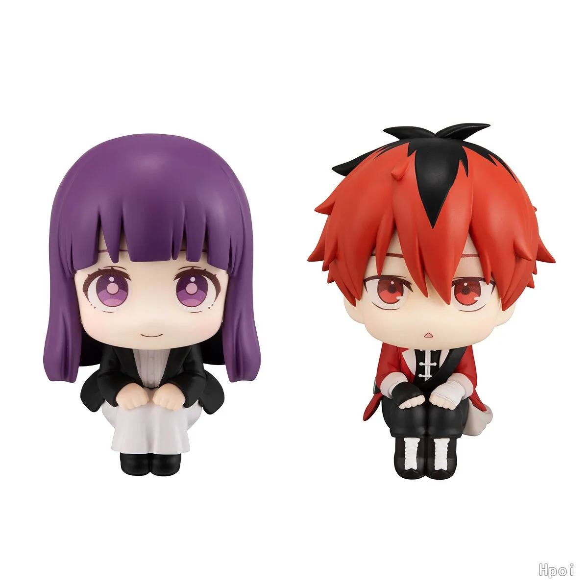 11cm anime sousou no frieren samambaia figura stark olhar boneca bonito modelo sentado postura brinquedo coleção aciton figura boneca