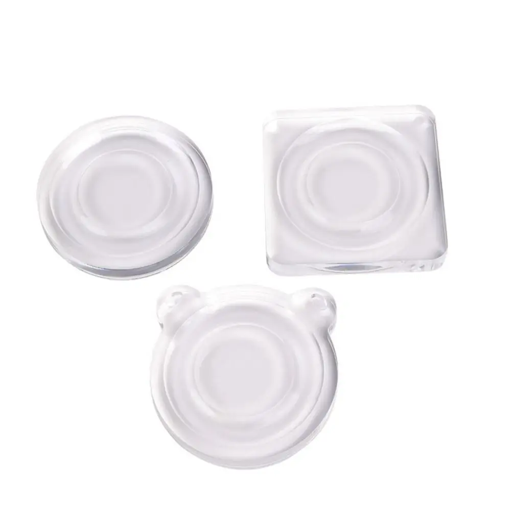 

Acrylic Jewelry Tray Multiple Grooves Storage Compartments Beading Board Transparent Bear Shape Jewelry Making Mat
