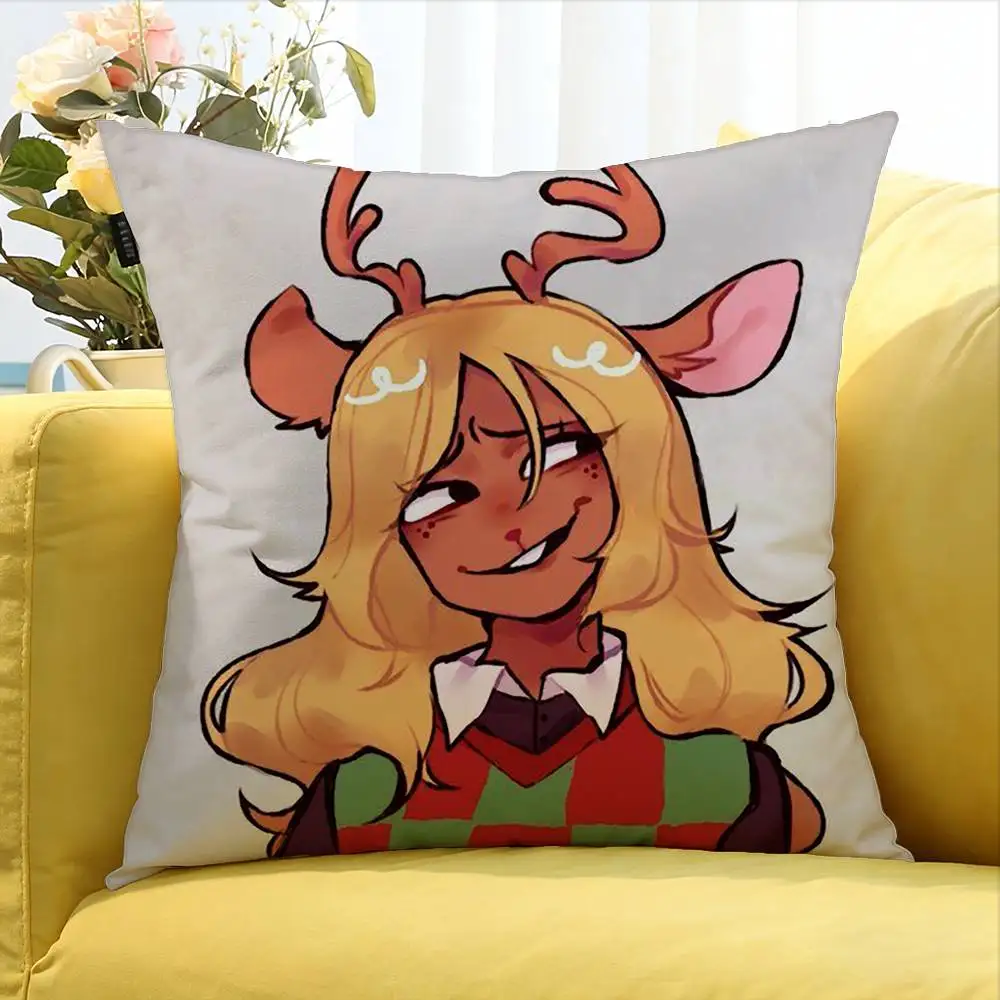 Noelle Holiday Deltarune Susie   Various Sizes Square Pillow Case For Car Home Bedchamber Decor