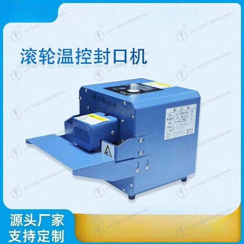 Mini Household Roller Heat Bag Sealer with Date Printing Auto Temp Control Plastic Bag Sealing Machine for Food Packaging
