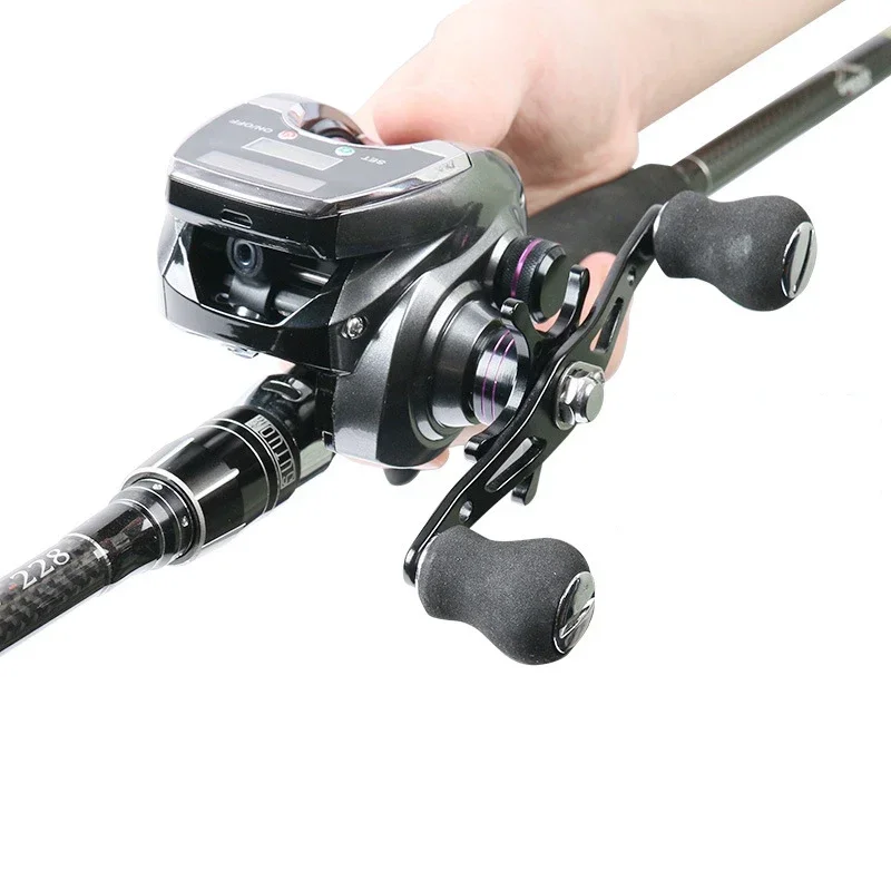 6+1bb Metal Casting Fishing Reel Electronic Counting 8.0: 1 10kg Max Drag Baitcasting Reel