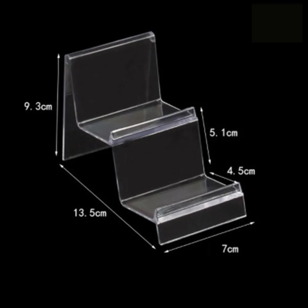 New Acrylic Cellphone Wallet Display Shelf Transparent Multilayers Storage Rack Thickened Jewelry Display Stand