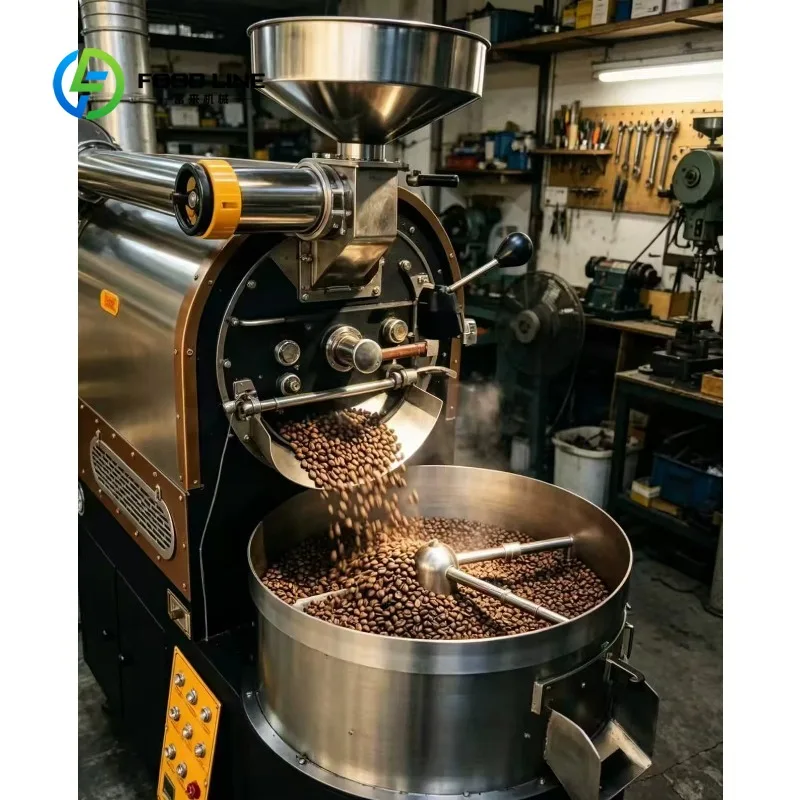 custom mini bean roasting drum 600g full steel dual‑fuel heat digital tuning for home personal coffee crafter business buyers