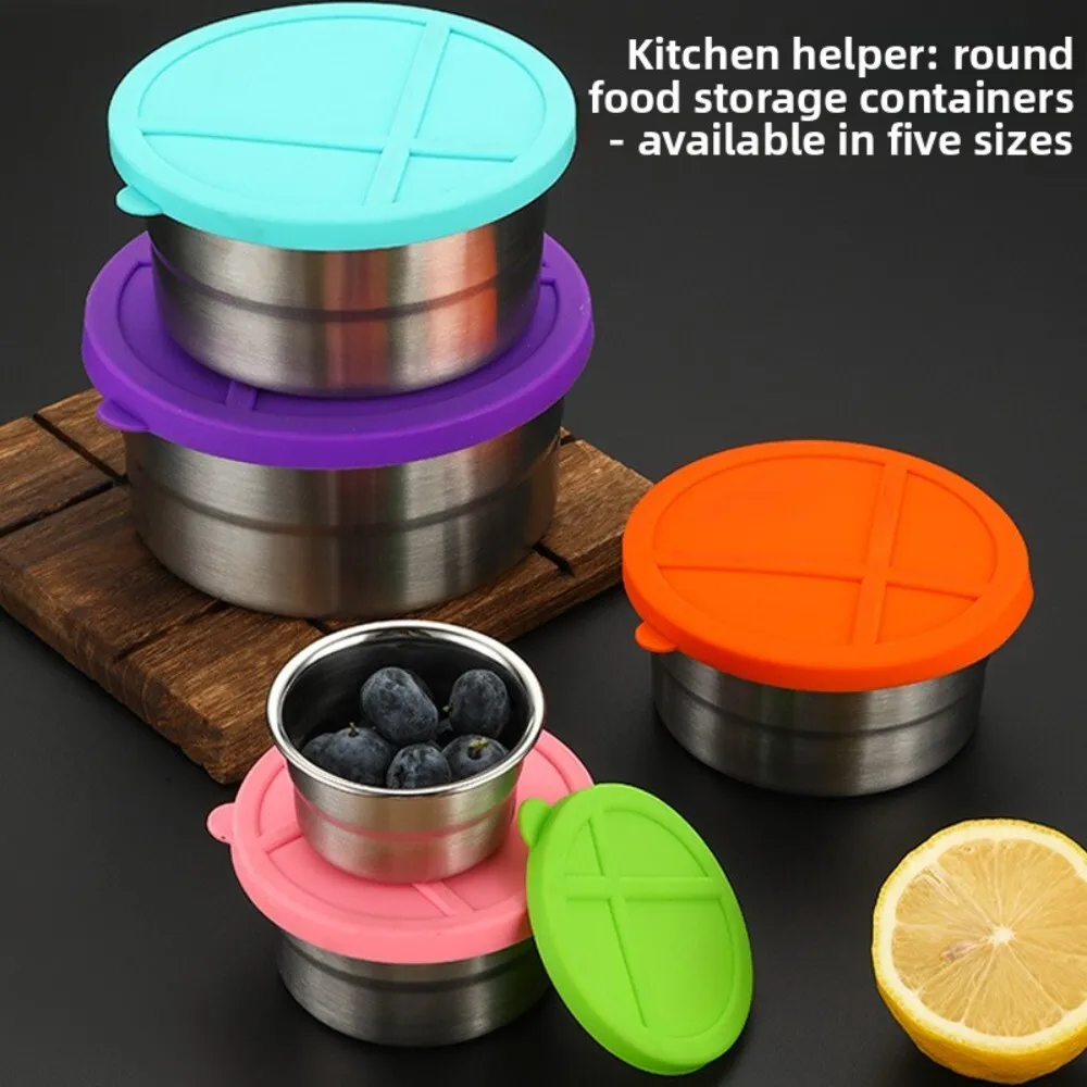 

304 Stainless Steel Bento Box with Lid Leak Proof Large Capacity Food Storage Container for Kids Snacks Lunch at Home or School