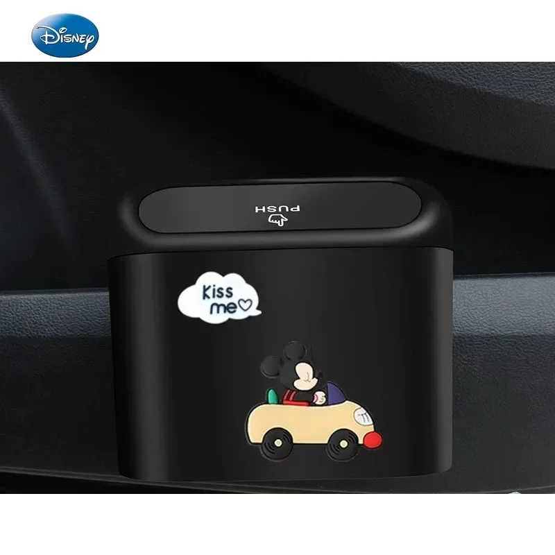 Disney car interior trash can storage bucket multi-functional front storage box car storage bucket car accessories