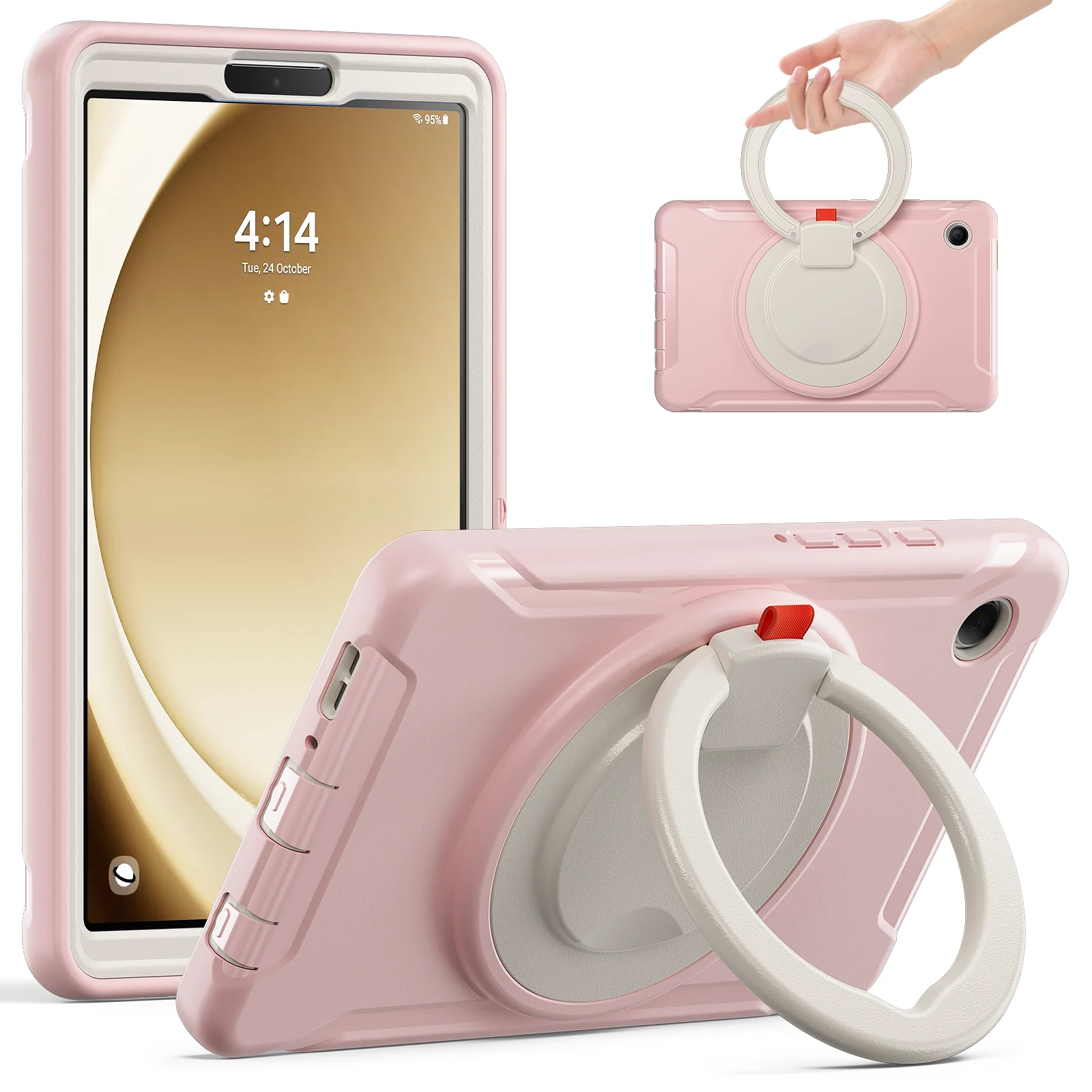 Cubierta de protección multifuncional para tableta, cubierta de cuerpo completo a prueba de golpes para Samsung Galaxy Tab A9, 8,7 pulgadas, 2023, A7 Lite, 8,7, 2021