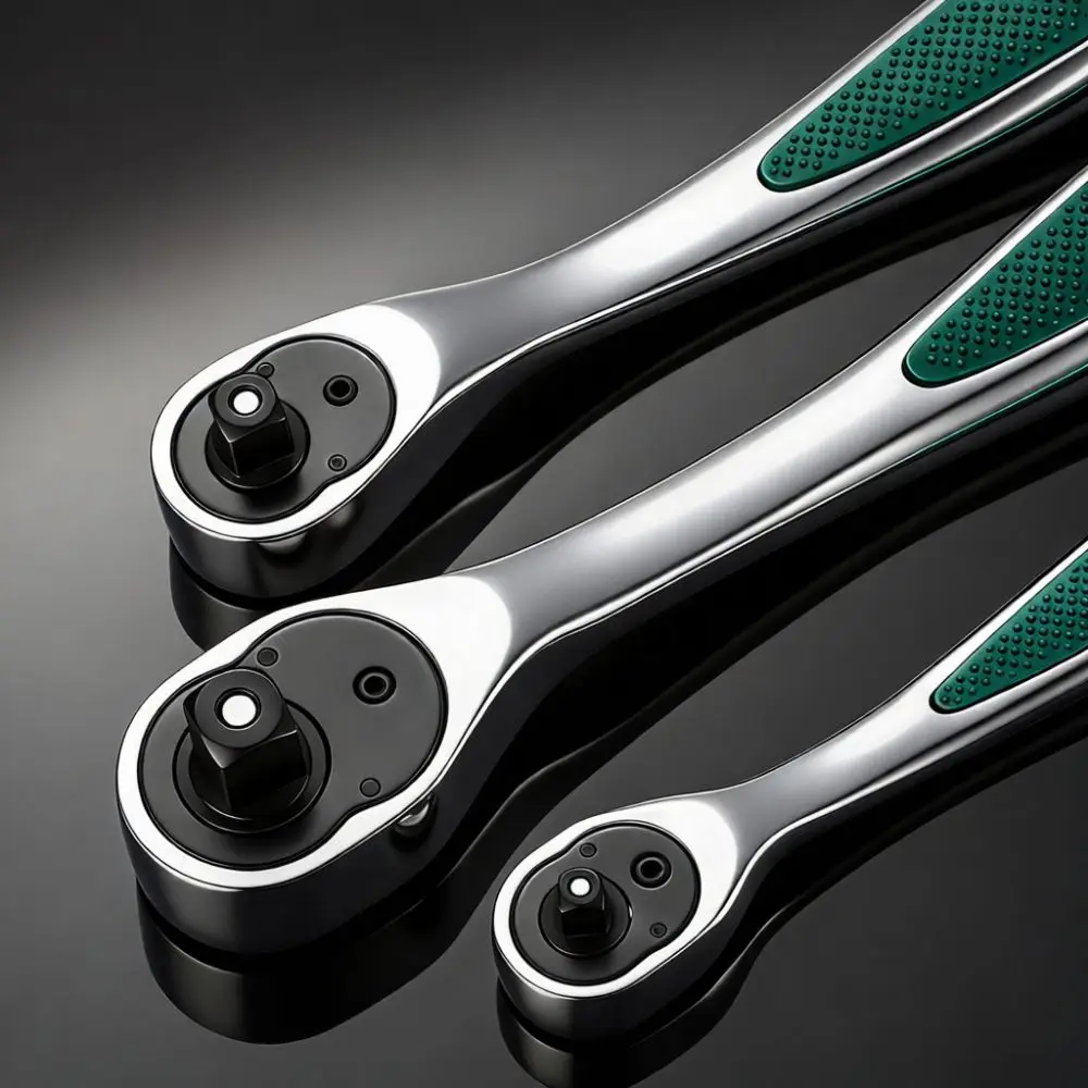 High Hardness Ratchet Wrench 72 Teeth Chrome Vanadium Steel Bend Handle Tool Automotive Mechanical Repair Manual Spanner