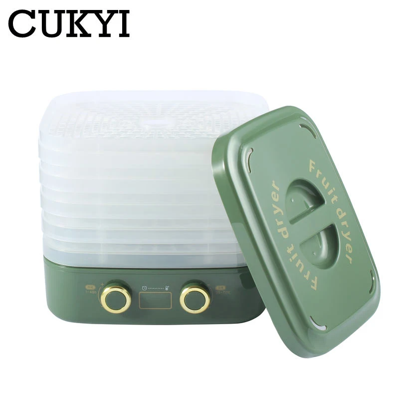 CUKYI Multifunctional 5 Layers Fruit dryer Pet Snacks Flower Tea Herbs Drying machine dehydrator Timing Temperature controlable