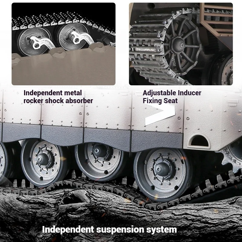 Henglong – char de combat principal Meikava, échelle 1:16, jouet électrique télécommandé, modèle de Simulation militaire, grand cadeau en métal sur chenilles