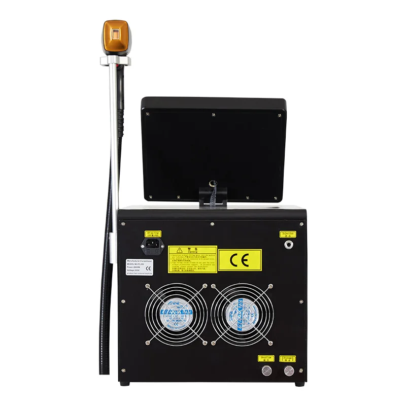 Laserowy depilator z bezpośrednim światłem, 4000W Atts, 808 nm, bezbolesny, z chłodzeniem głowicy i tacką chłodzącą do depilacji.