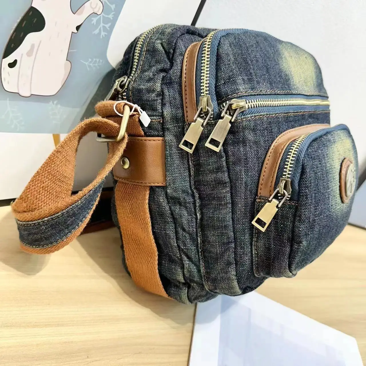 Vintage Fashion Denim Jeans Flap Bags Girls Handbags Crossbody Bag Women Messenger Bags Purse bolsa feminina bolsos mujer