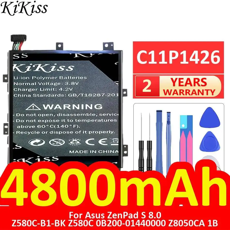 4800mAh High Capacity C11P1426 For Asus Zenpad S 8.0 Z580C-B1-BK Z580C 0B200-01440000 Z8050CA 1B Tablet Battery