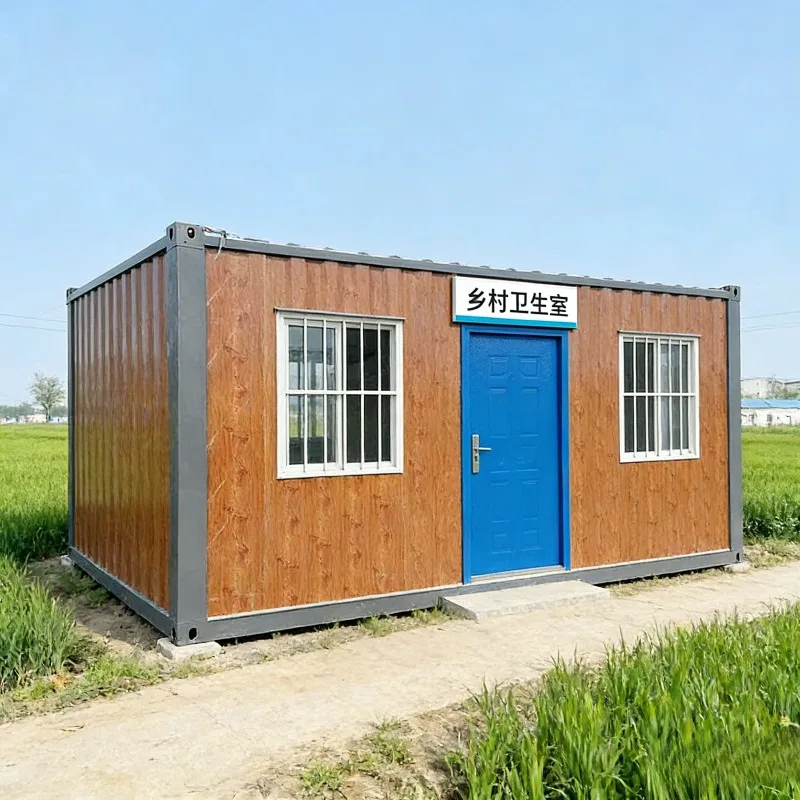 20-foot Single Room with Terrace and Double-layer Floor-to-ceiling windows Container Folding Room