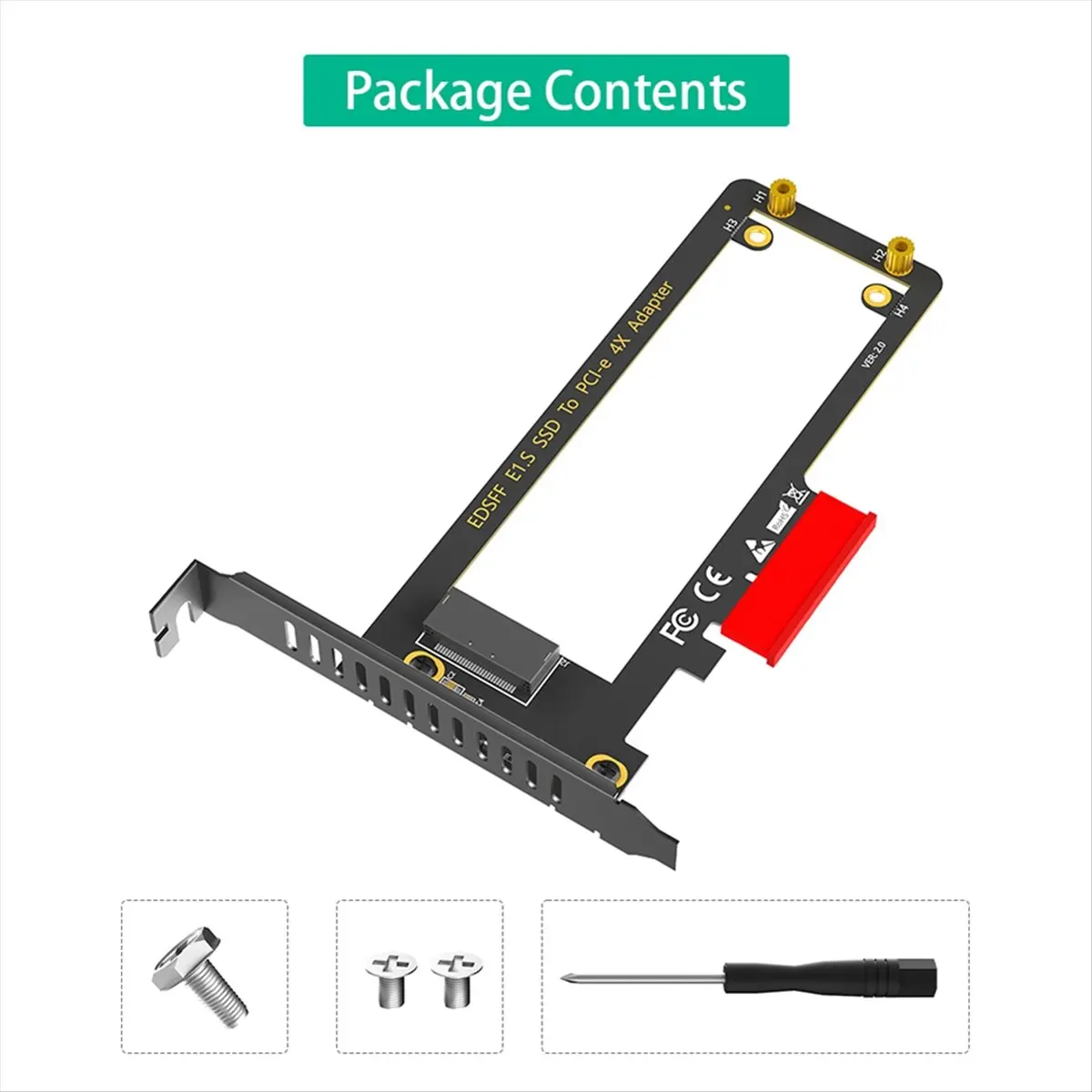 L77A PCI-E 4.0 4X إلى NVMe حاكم 1U GEN-Z EDSFF 9.5 مللي متر 15 مللي متر 25 مللي متر سمك قصير SSD E1.S مع محول بالوعة الحرارة PM9A3 PM9D3