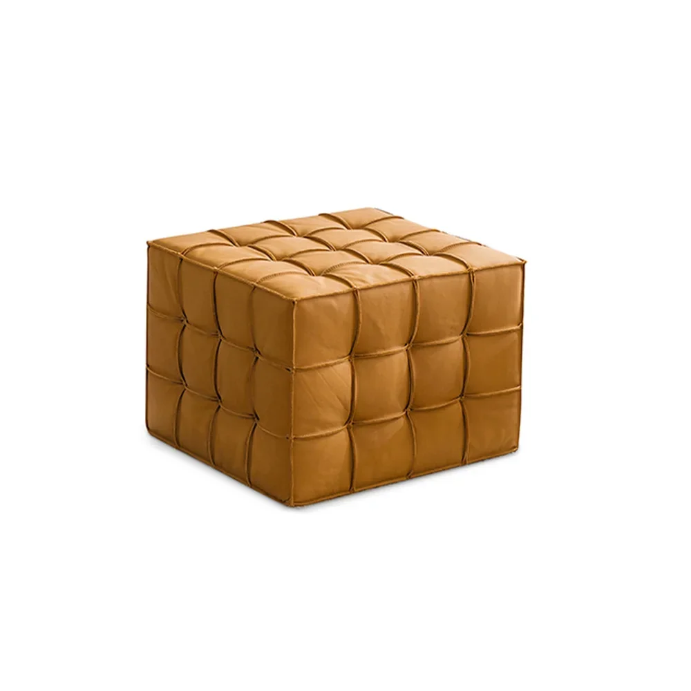 

#Modern Velvet Square Fabric Sofa Footstool Fabric Tufted Pouf Ottoman Chair Pouf Living Sofa Ottoman