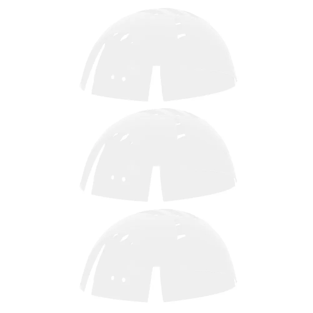 3Pcs Safety Insert Universal Lightweight Pe Lined Bump Cap Insert Head Protection for Baseball Caps Industrial Gardening