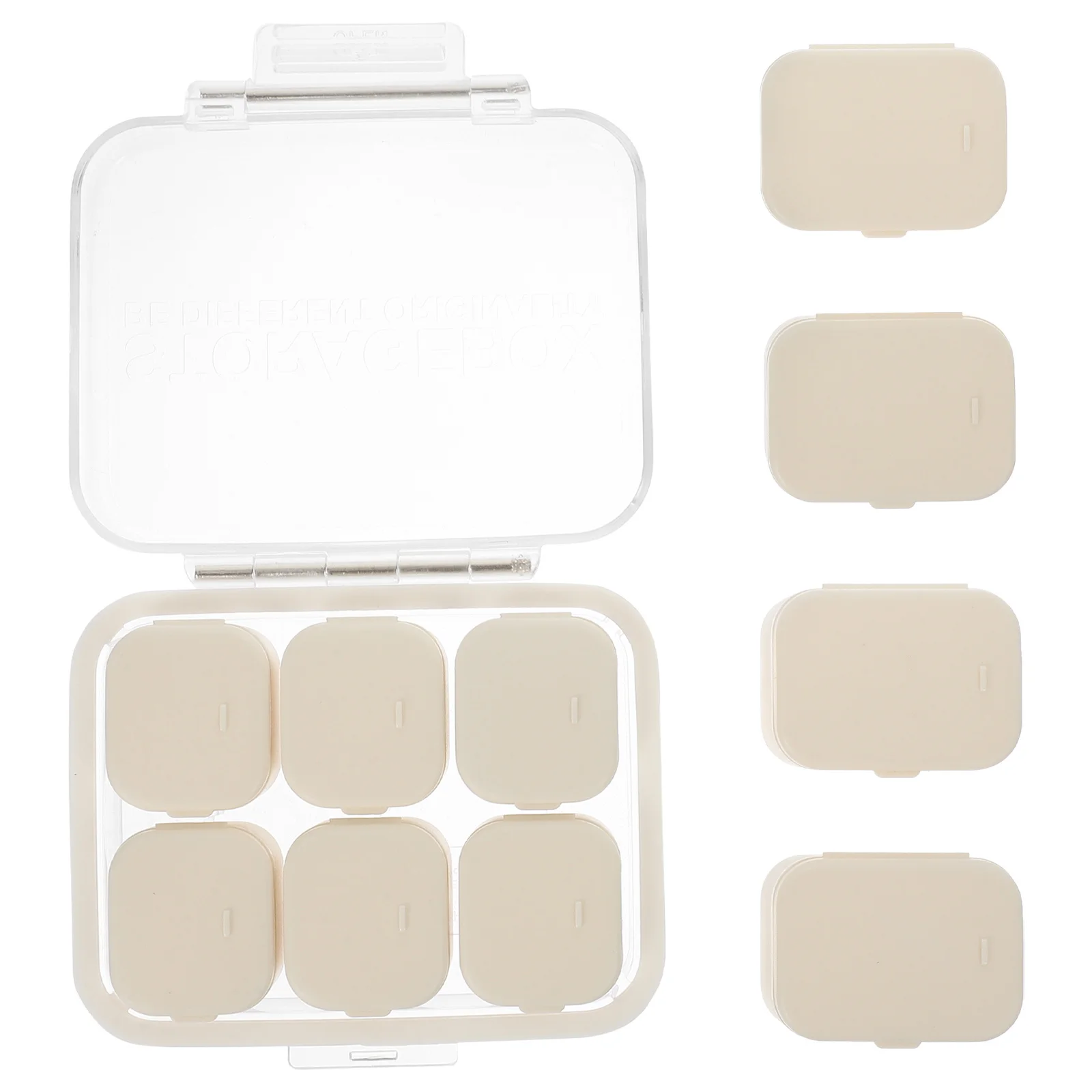

1Set Portable Daily Medicine Organizer Multi-Compartment Travel Medicine Box Pill Dispenser Travel Portable Organized Box