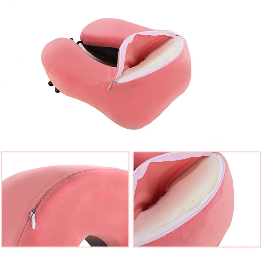 30*25*15cm U Shaped Pillows Neck Protect Cushion Without Carry Bag Travel Pillow Travel Essentials Neck Support Nap Pillow