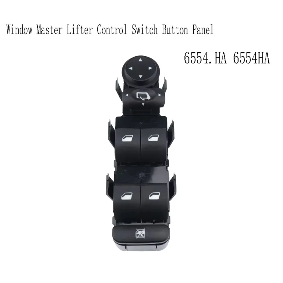 6554.HA 6554HA Electric Power Window Master Lifter Control Switch Button Panel for C4