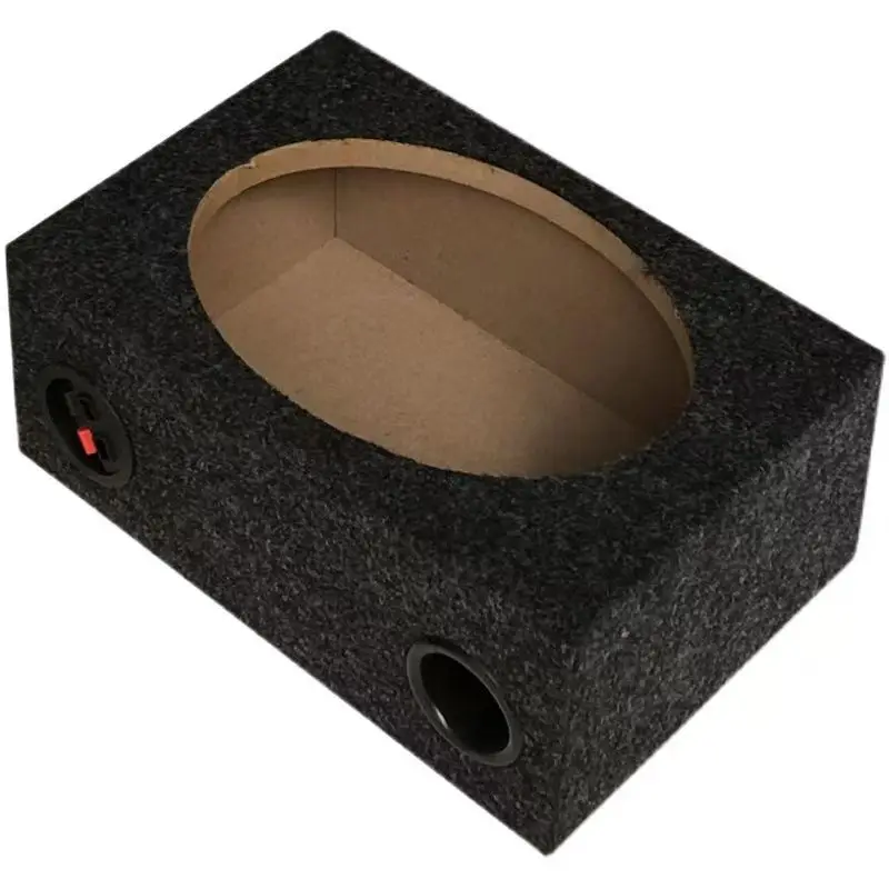 Audiotek Angled Style 6 X 9 Inch Car Audio Enclosures MDF Sturdy Constructed Speaker Boxes Product for Great Audio, Sound,