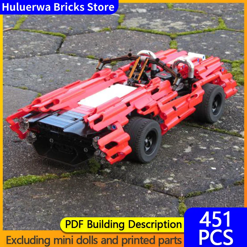 

Модель скоростного гоночного автомобиля MOC, строительные кирпичи, верхний уровень, спортивный автомобиль, модульная технология, подарки, праздник, сборка, детские игрушки, костюм