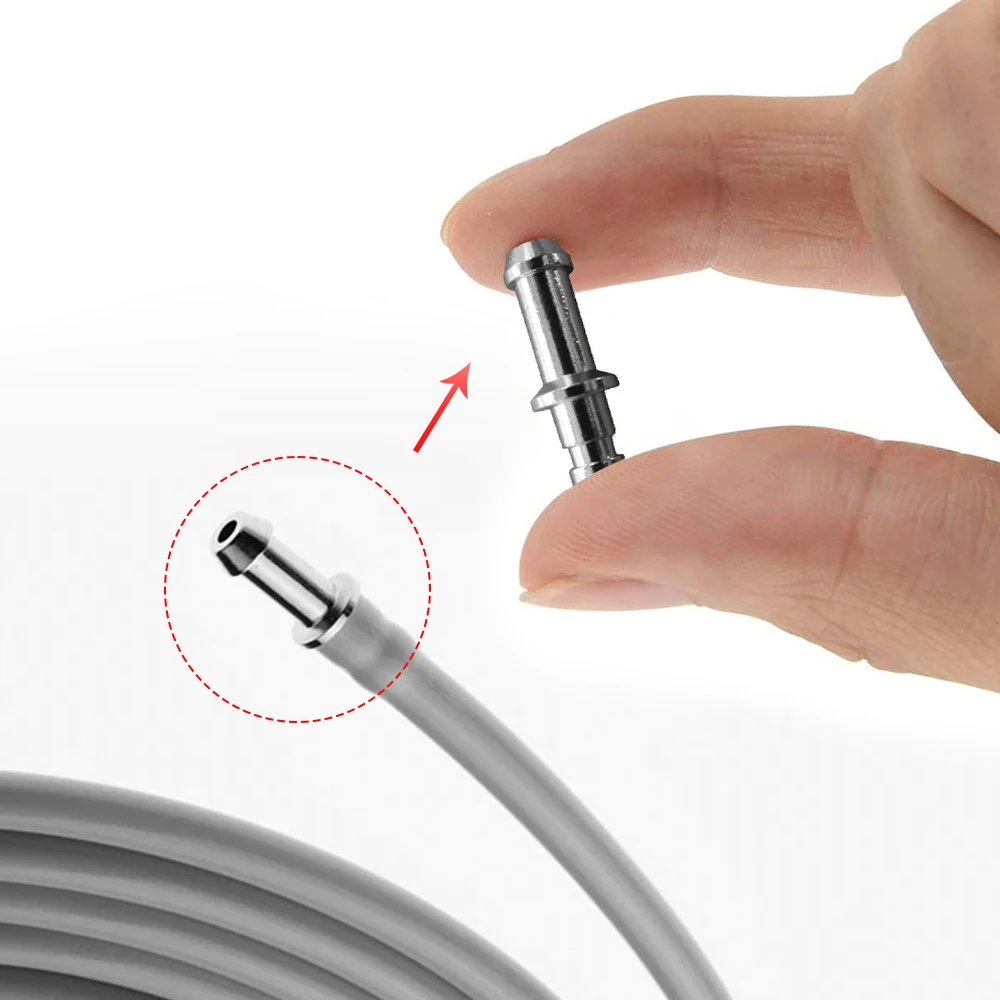 

Air Hose Tube Adapter Metal Piece Cone Connector Accessory for BP Sphygmomanometer Blood Pressure Meter Patient Monitor Cuff