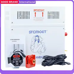 NEW  4.5KW Sauna Spa Steam Generator 220V/380V For Home Steam Shower & Digital Controller Sauna Room SPA Steam Bath Machine