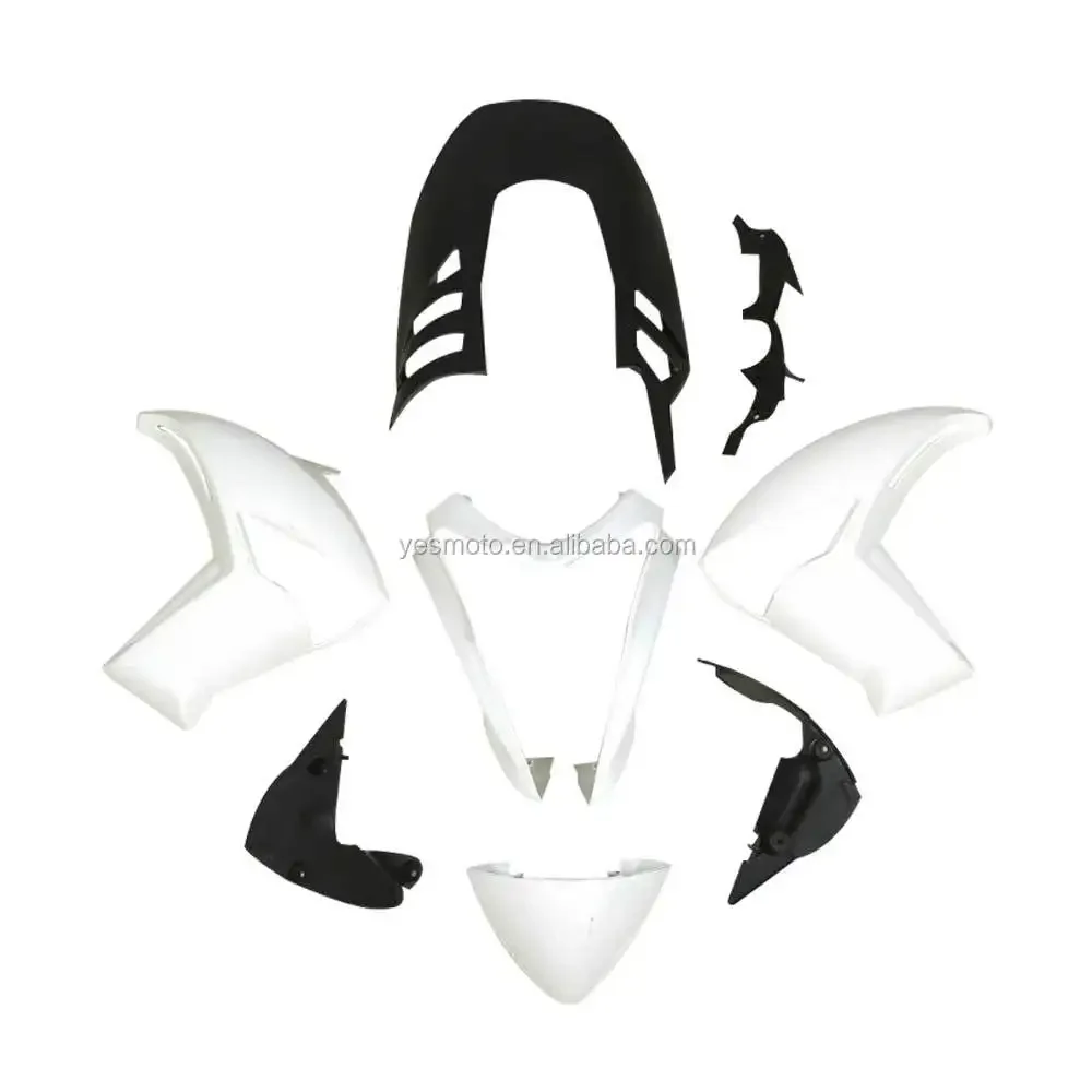 

Motorcycle Unpainted White ABS Injection Fairing Bodywork For Kawasaki ER6N ER 6N 2009 2010