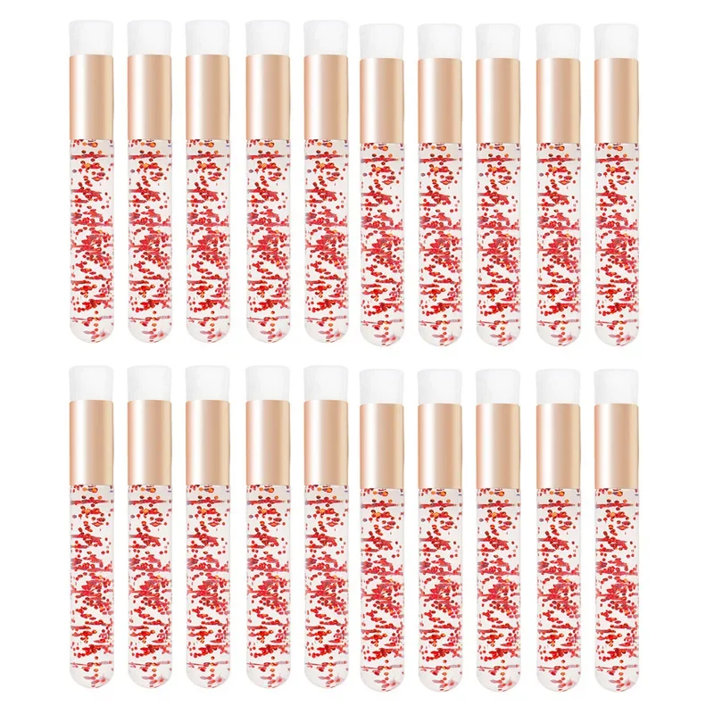 20 Pcs Crystal Eyelash  Off Blackhead Remover Makeup Tools Supplies Cleaning Brush Lashes Shampoo Brush Eyelash Extension Peel