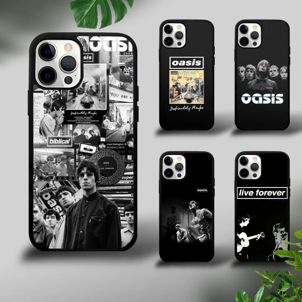 Hot Band O-Oasis Phone Case For iPhone 16 15 14 13 12 11 Pro Xs Max Mini Plus Celulares Hard Funda