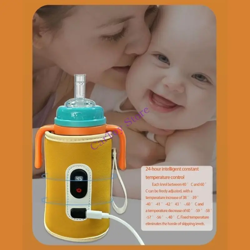Тонкая USB-аккумуляторная детская бутылочка для поджаривания изменяемой тепловой конфигурации для дома или автомобиля
