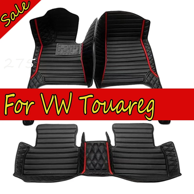 

Автомобильные коврики для VW Touareg 2011 2012 2013 2014 2015 2016 2017 2018, пользовательские автомобильные подушечки для ног, аксессуары для интерьера
