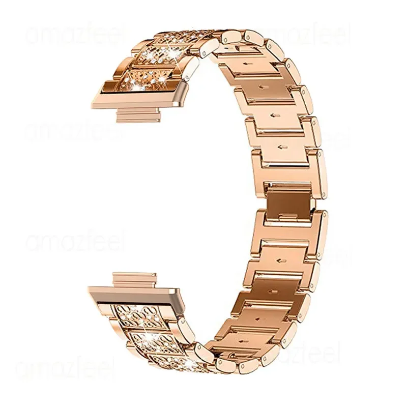 Watch Strap For Huawei Watch Fit 2 Smart Bracelet Accessories Diamond Bracelets For Huawei Watch Fit Metal Wrist Band Correa