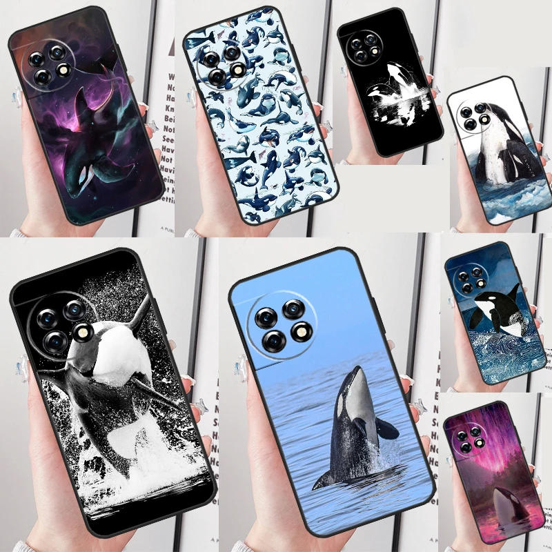 Killer Whale Orca Case For OnePlus Nord 3 2T CE 2 Lite N10 N20 N30 Cover For OnePlus 11 8T 10T 9RT 8 9 10 Pro