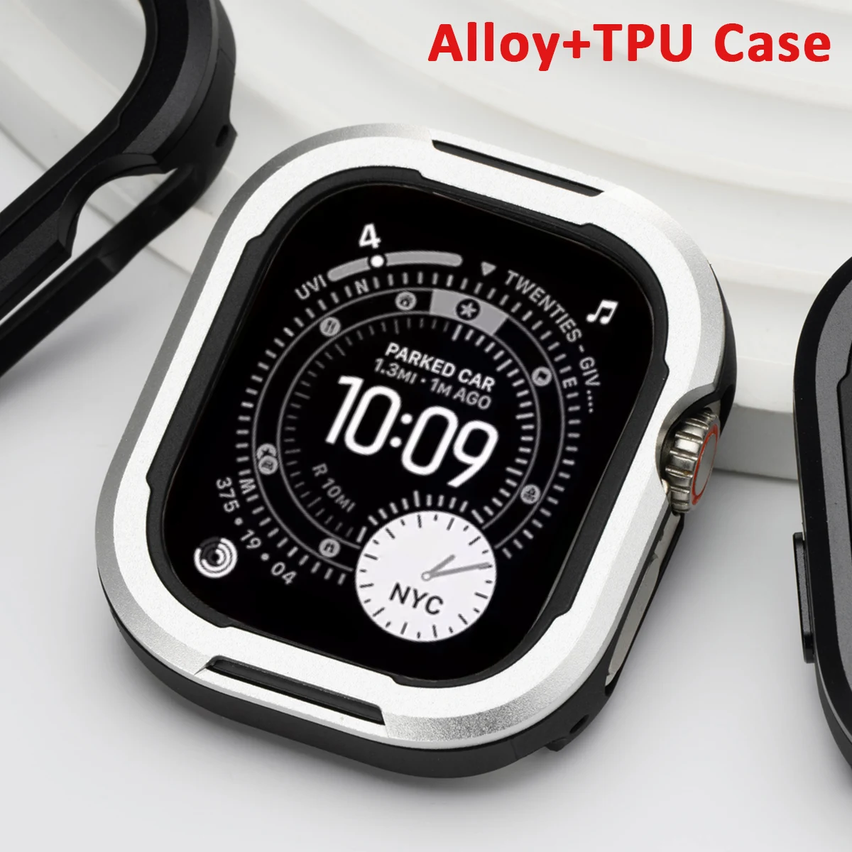 Alloy+TPU Case for Apple Watch ultra 3 2 49mm series 11 10 42mm 46mm Rugged Cover Bumper for iwatch 9 8 7 6 5 4 41 45mm 44 40mm