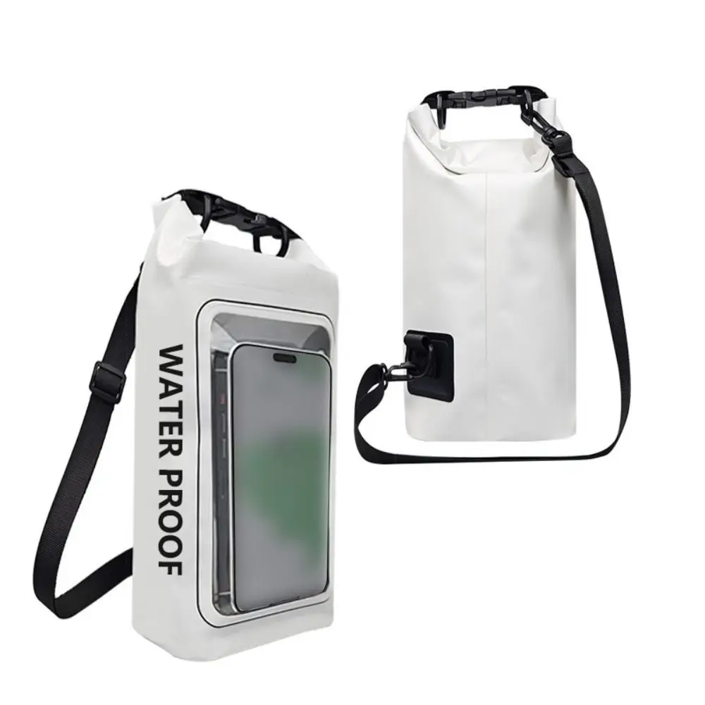 2L New PVC Clip Swimming Waterproof Bag Mesh Material Sports Messenger Bag Outdoor Beach Cell Phone Bag
