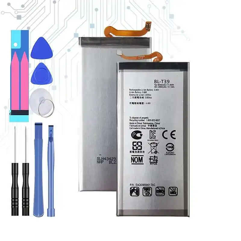 

Fast Charging Mobile Phone Battery BL-T39 For LG G7 G7+ G7ThinQ LM G710 Thinq G710 Q7+ LMQ610 3000mAh