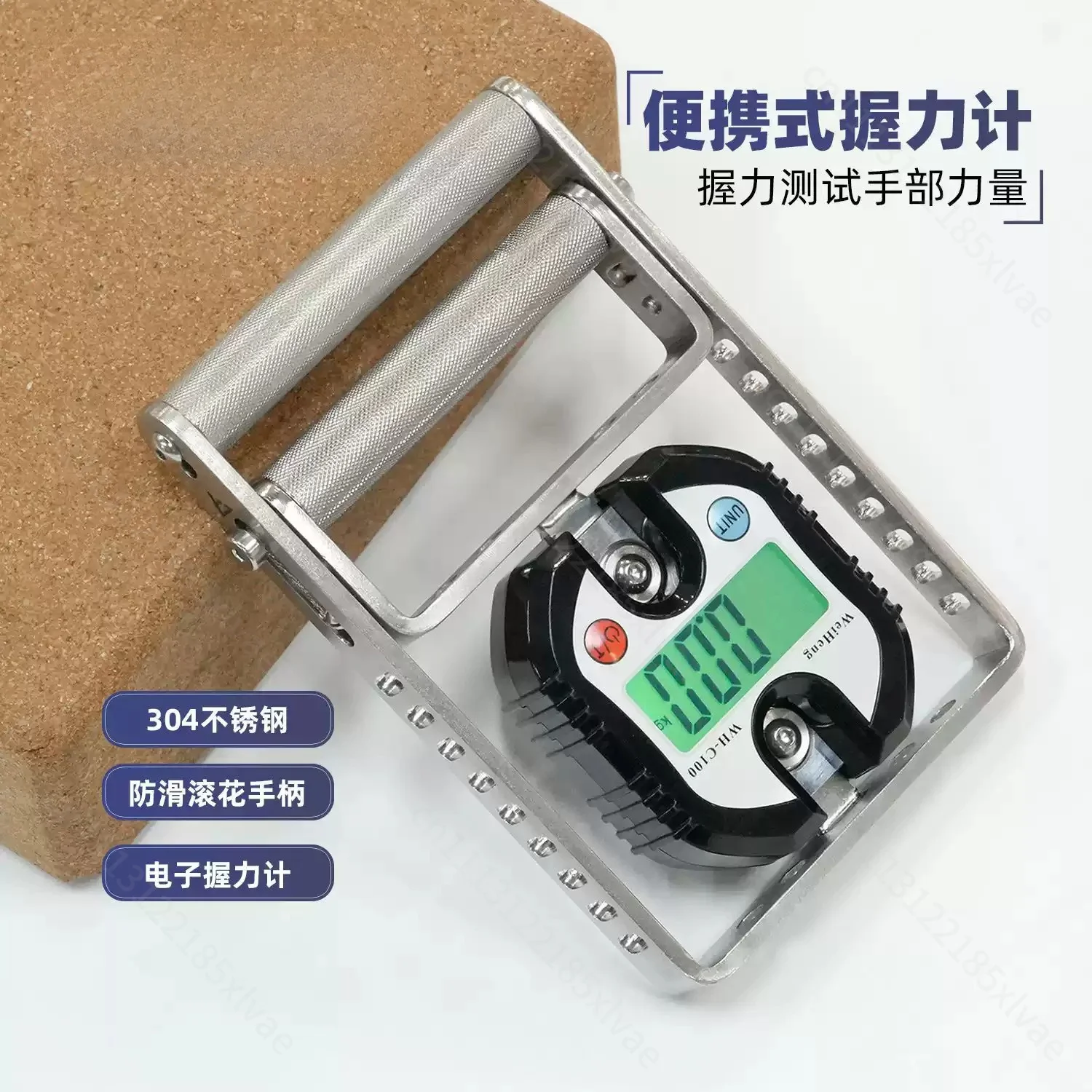 For Digital Hand‑Grip Strength Tester With Display, Spring‑Loaded Dynamometer For Flexor Muscle Training & Fitness Data Test