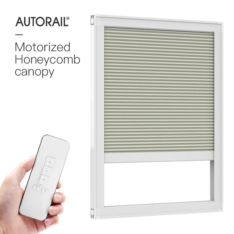 

Persian Window Curtain Design Automatic Honeycomb Skylight Blinds
