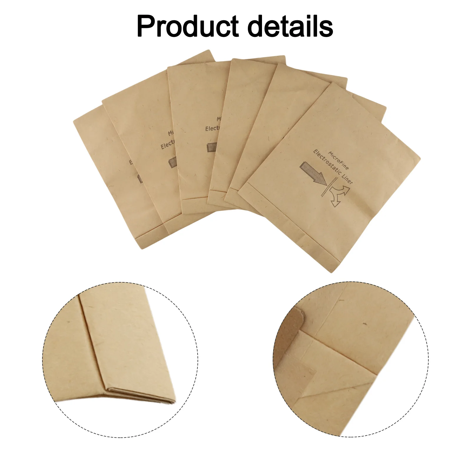 

For Bissell For Zing 4122 Series Compatible Vacuum Dust Collection Bags Pack of Six for Enhanced Cleaning Efficiency