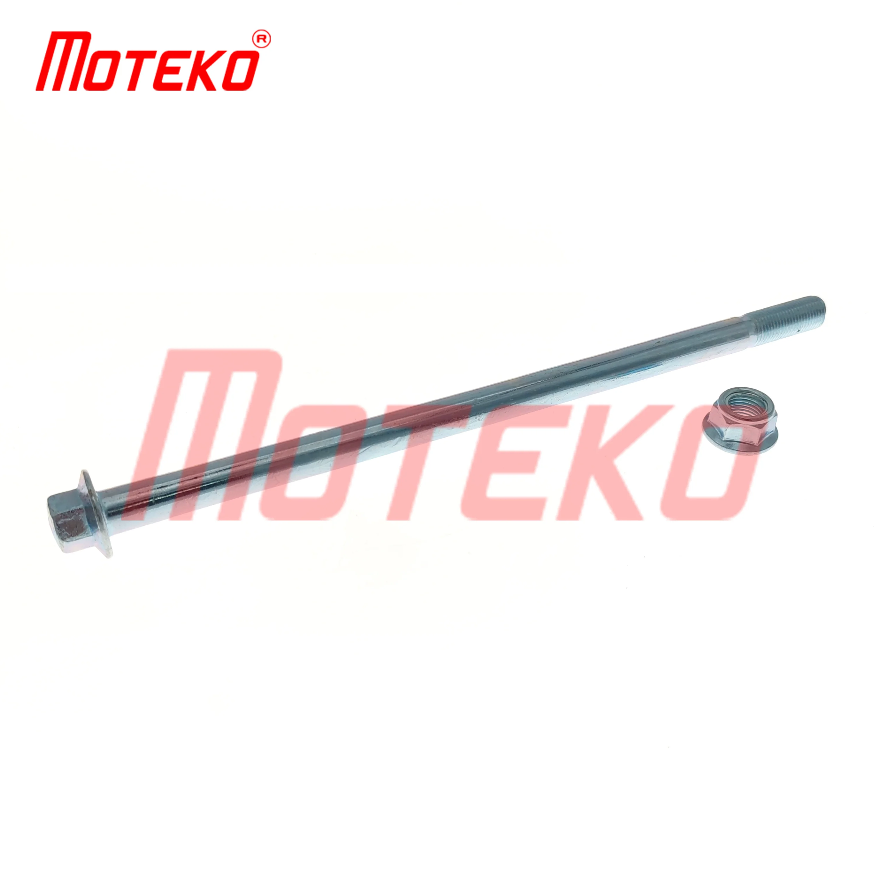 BX16050426 FRONT WHEEL AXLE WITH NUT M12x240MM MOTORCYCLE ACCESSORIES FOR GILERA SMASH110 ZANELLA RX150 CS125